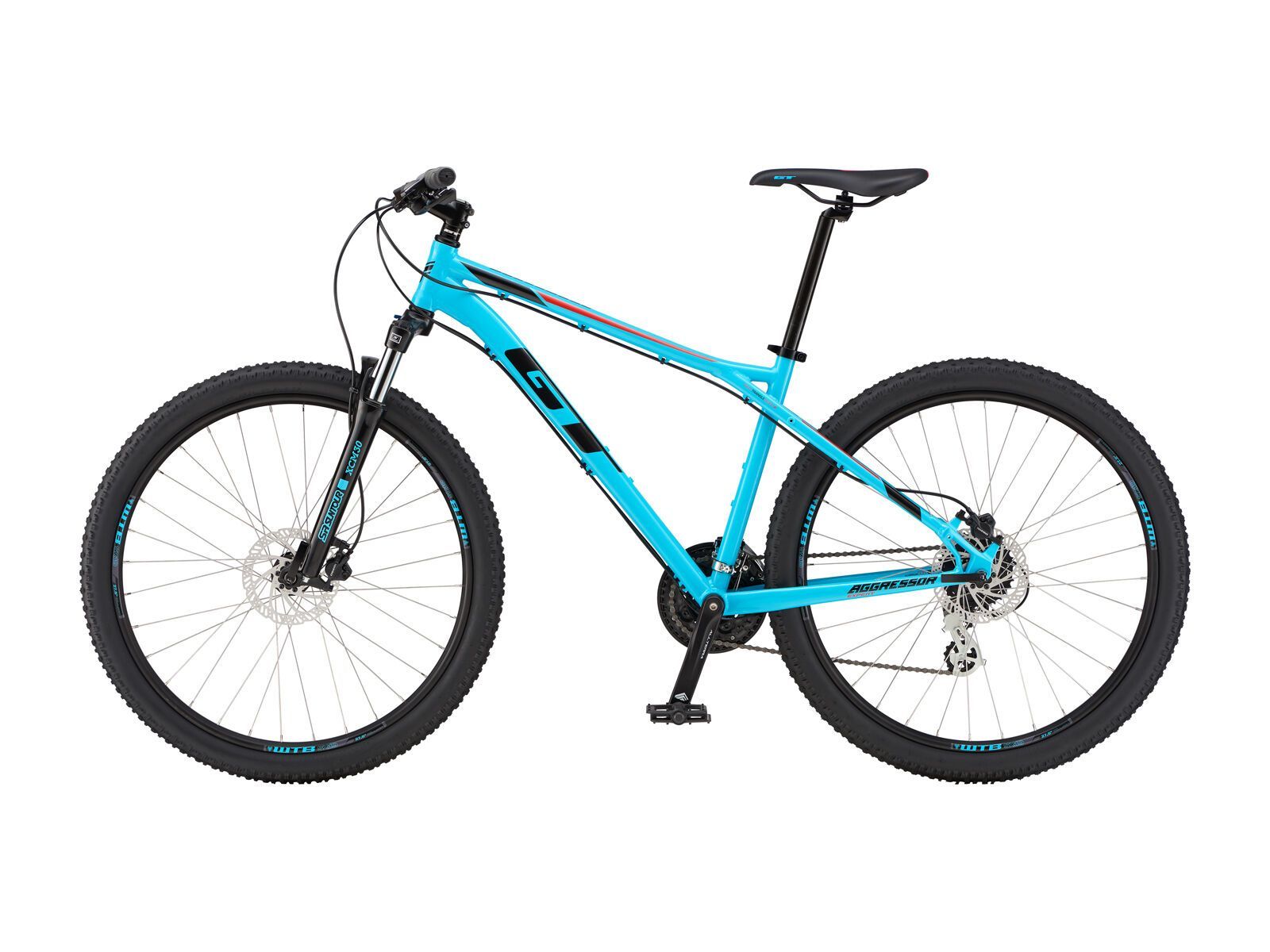 GT Aggressor Expert, gloss aqua blue w/ black and red - Bild 4