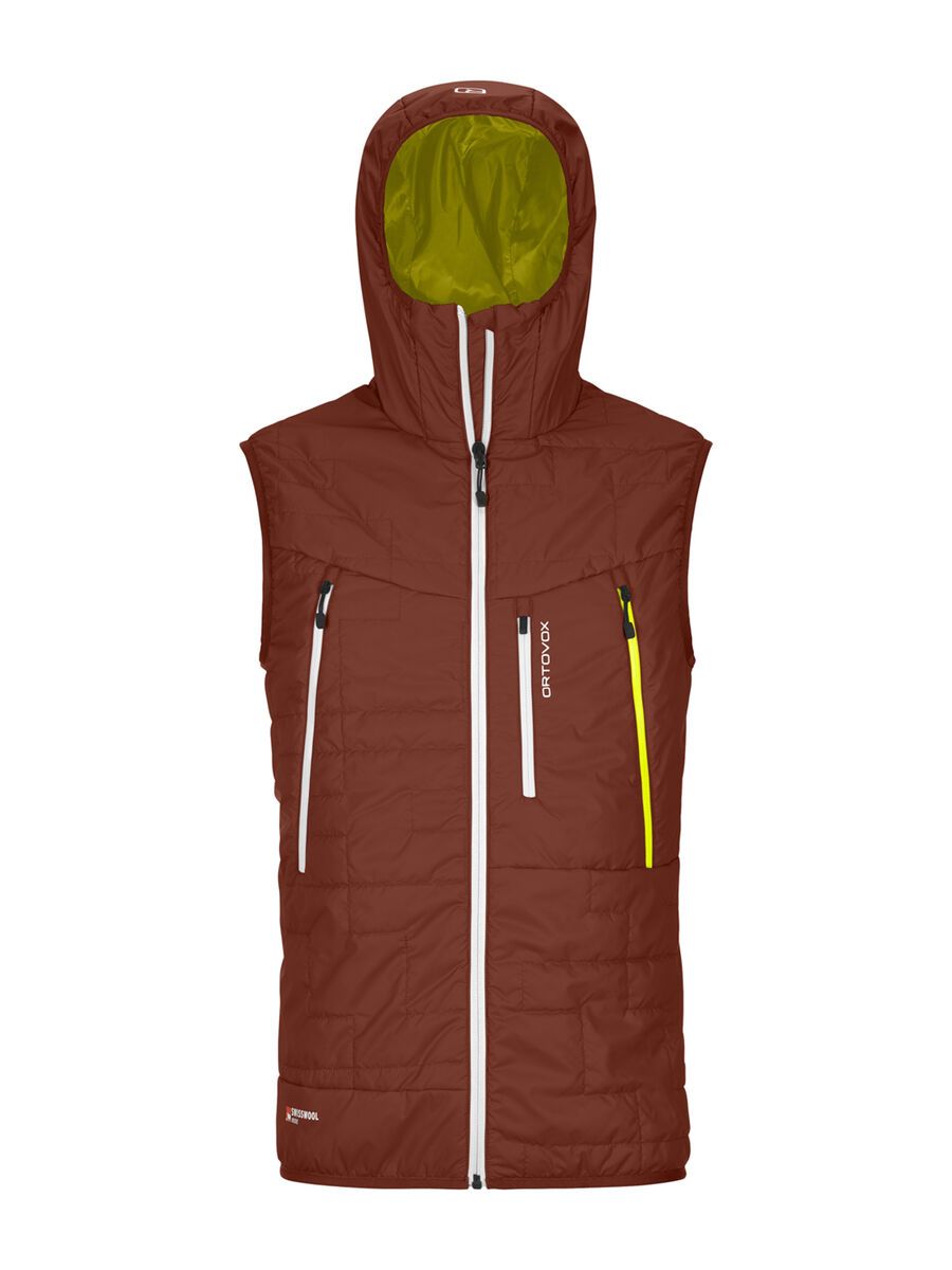 Ortovox Swisswool Piz Boè Vest M, clay orange - Bild 1