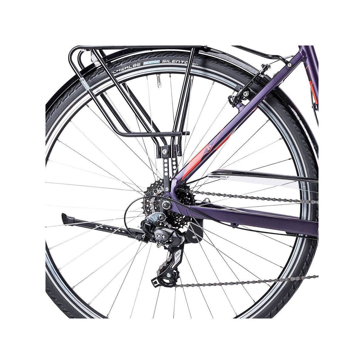 Cube Touring Easy Entry, dark purple flashred - Bild 4