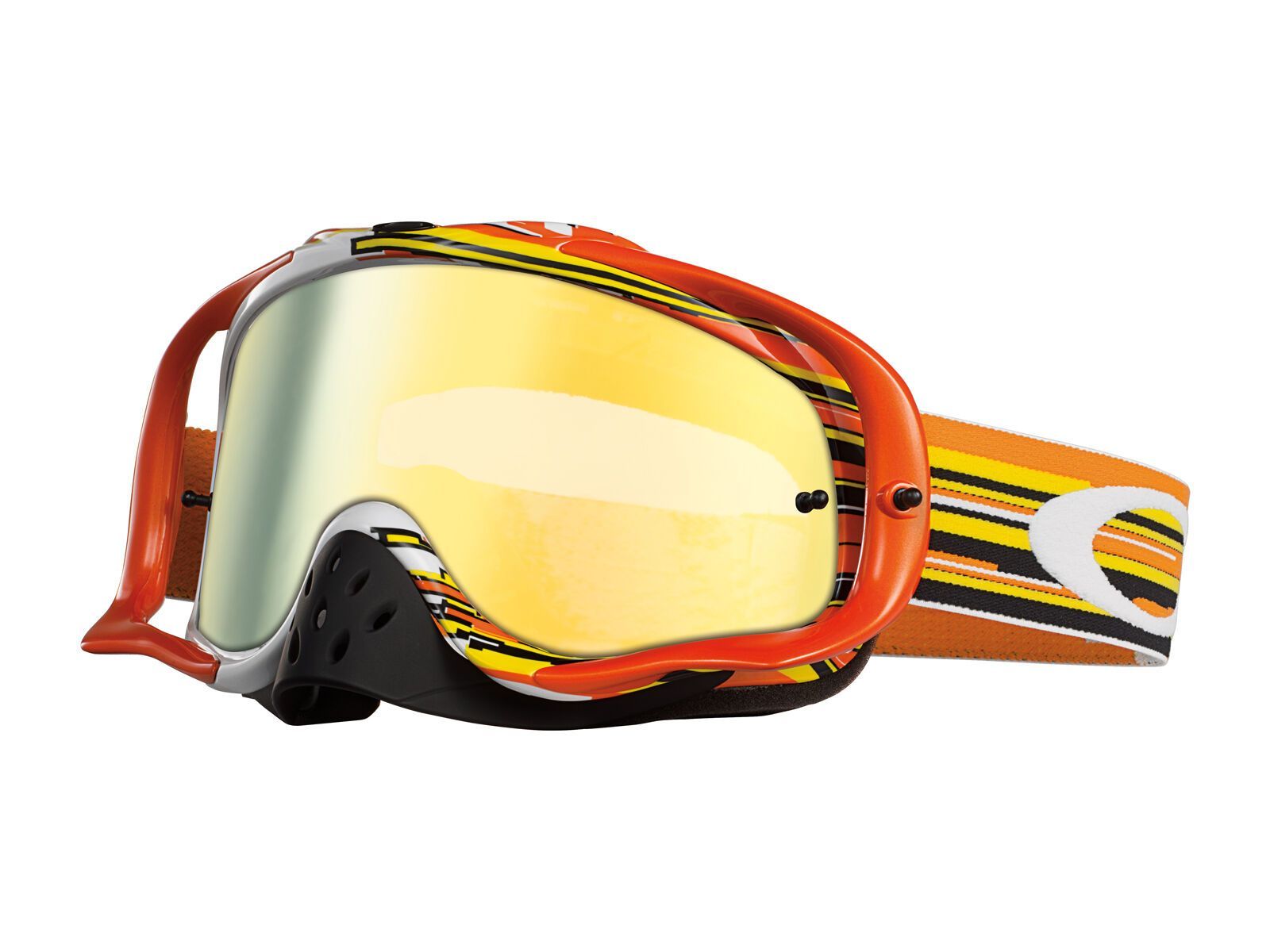 Oakley Crowbar MX, glitch orange/yellow/24k & clear - Bild 1