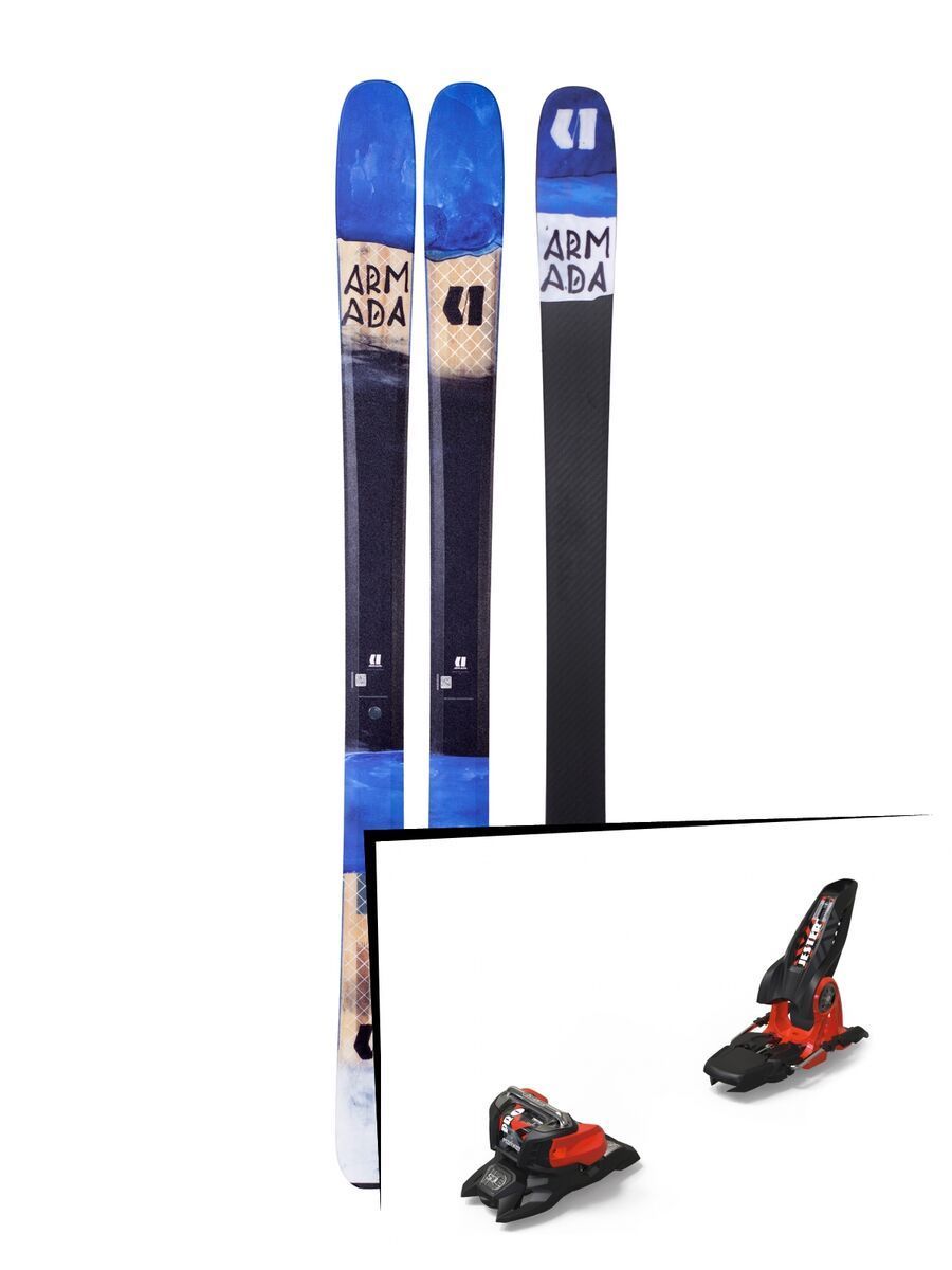 Set: Armada Tracer 98 2018 + Marker Jester 18 Pro ID black/flo-red - Bild 1