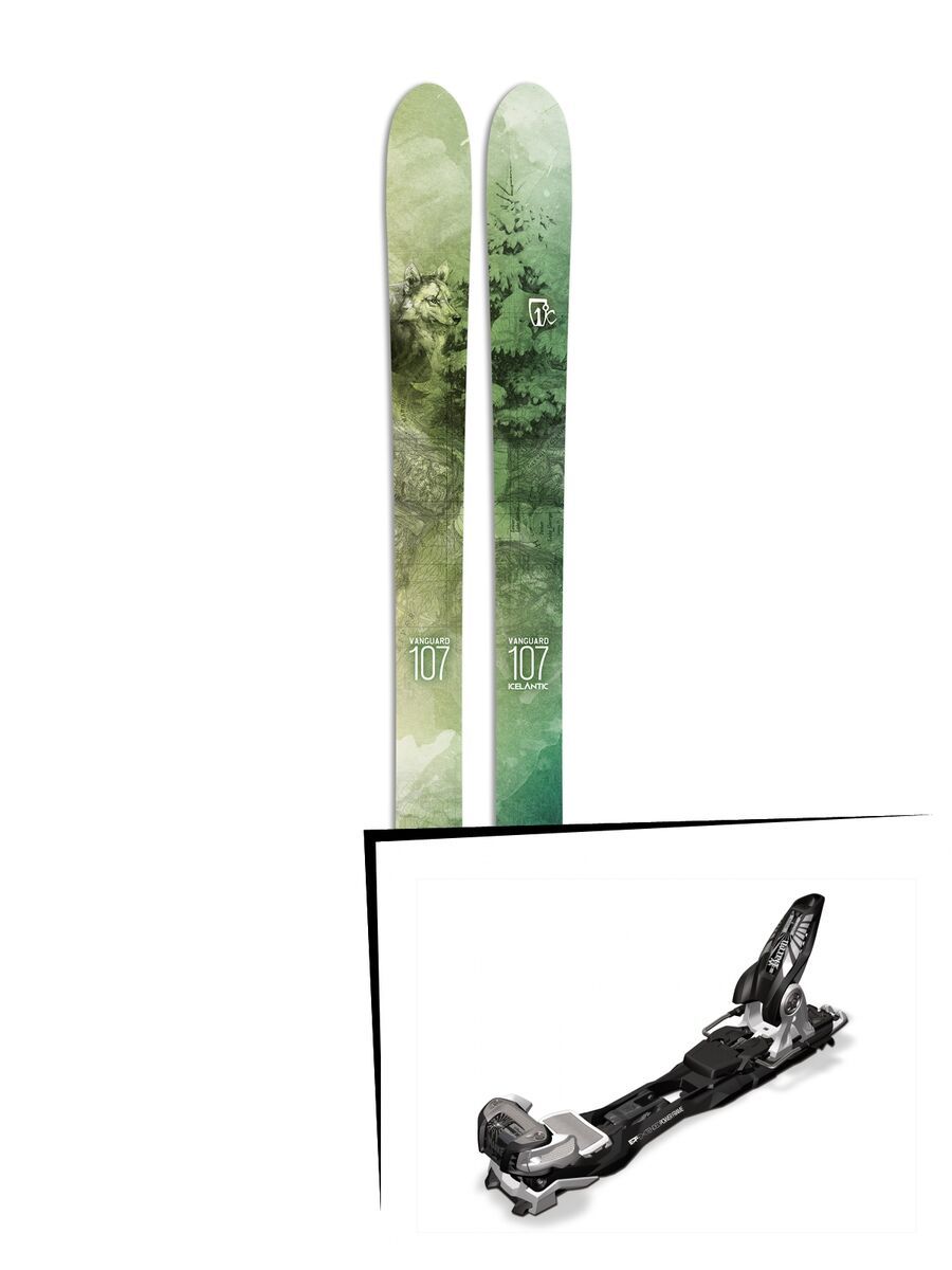 Set: Icelantic Vanguard 107 2017 + Marker Baron EPF 13 (1458318S) - Bild 1