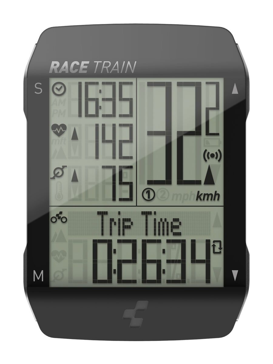 Cube Fahrradcomputer Race Train, black - Bild 1
