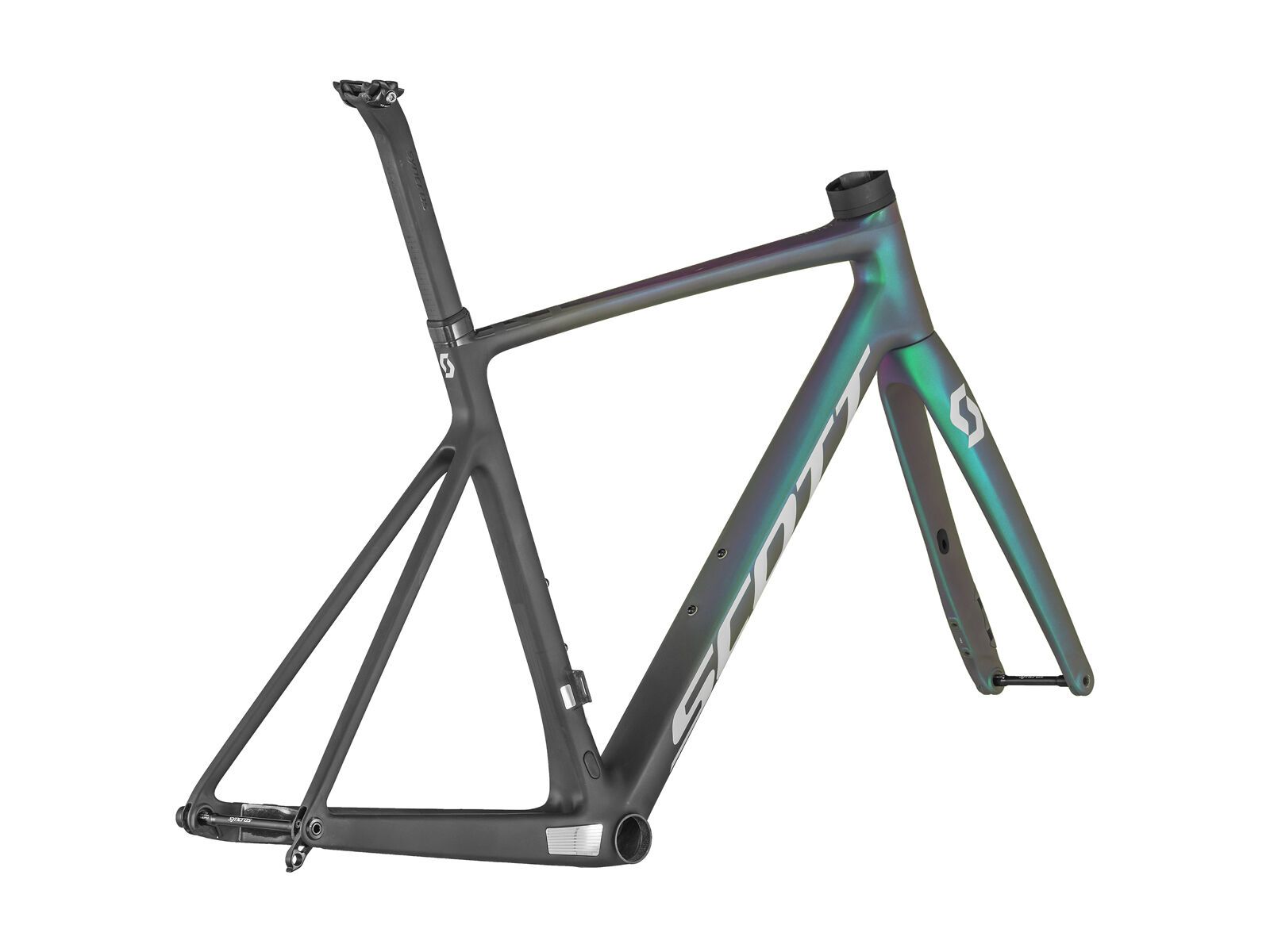 Scott Addict RC Pro Frameset, black/prism green purple/reflective grey - Bild 1