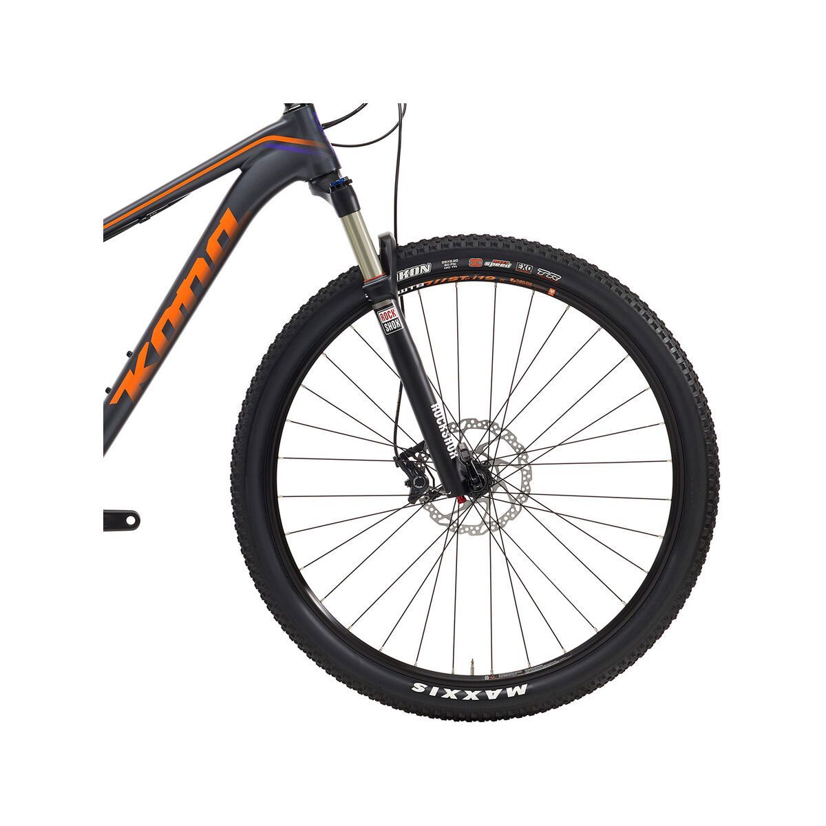 Kona Kahuna DDL, matt charcoal w/ team orange & purple decals - Bild 2