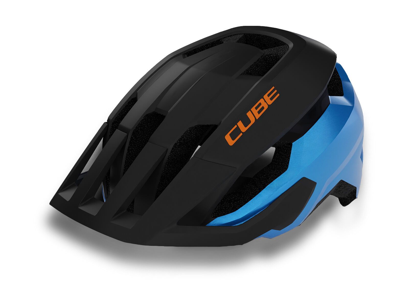 ***2. Wahl*** Cube Helm Stray X Actionteam blue´n´orange - Bild 1