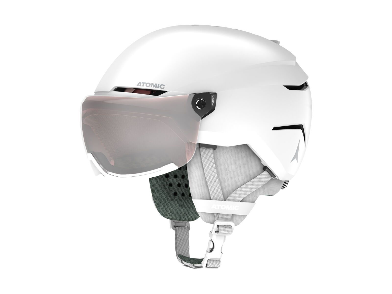 Atomic Savor Visor JR, Silver Flash / white - Bild 2