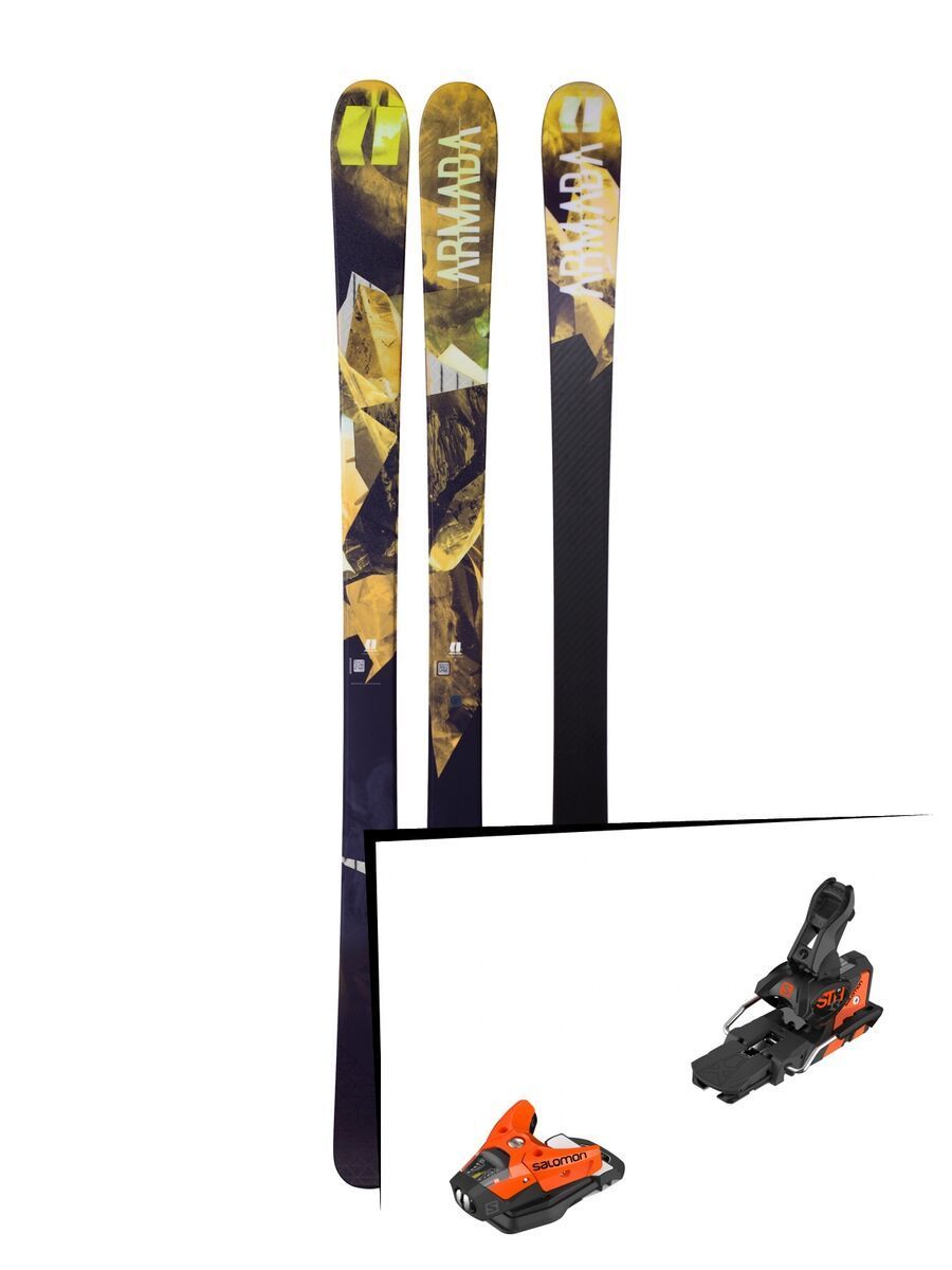 Set: Armada Invictus 89 Ti 2018 + Salomon STH2 WTR 13 orange/black - Bild 1