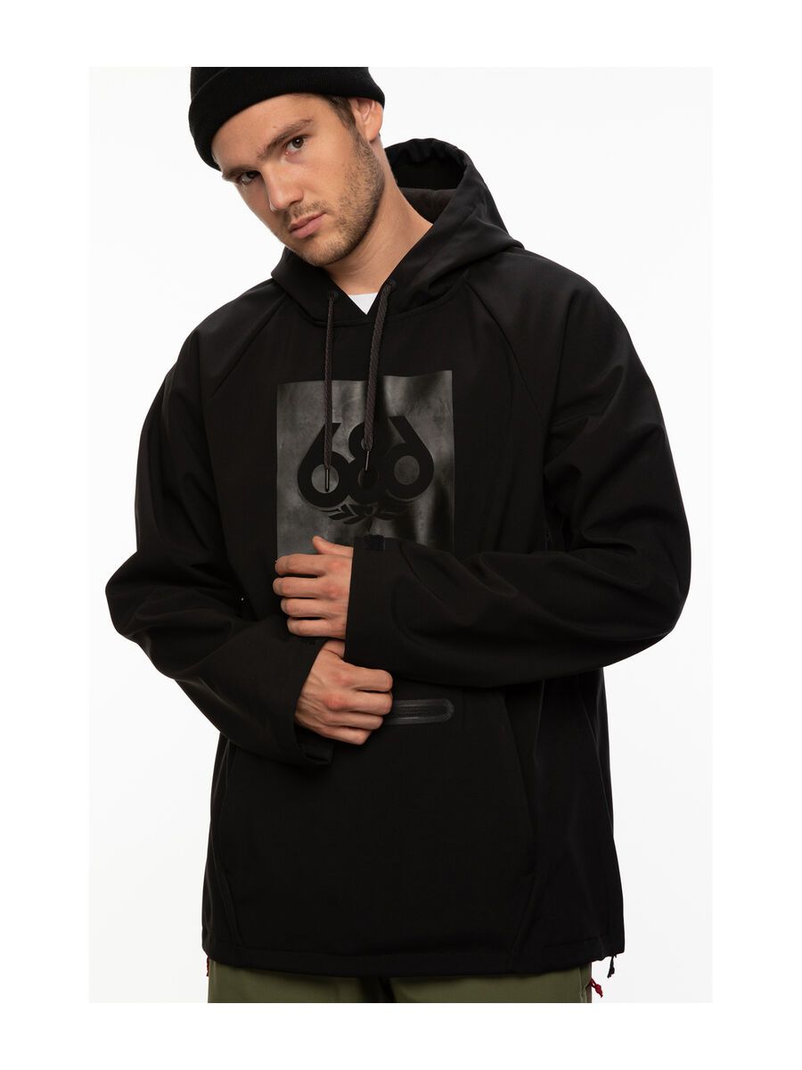 686 Men's Waterproof Hoody, black - Bild 4