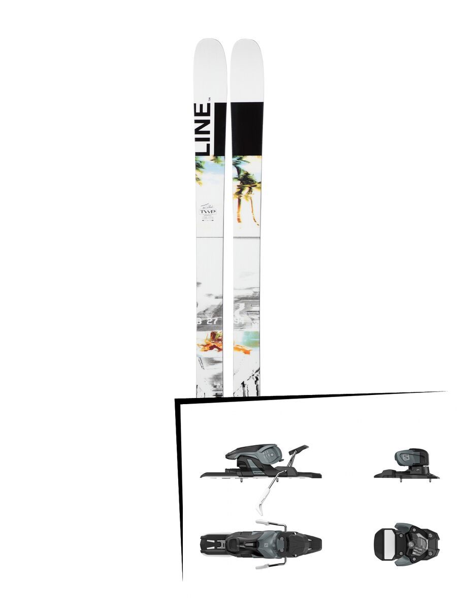 Set: Line Tom Wallisch Pro 2019 + Salomon Warden 11 dark grey/black - Bild 1