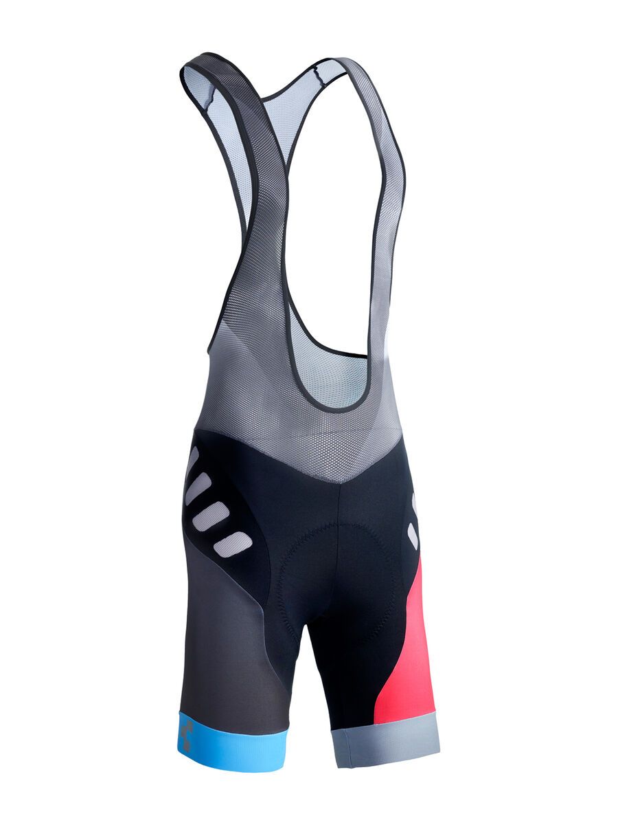Cube WLS Black Zero Trägerhose kurz, black´n´flashred´n´blue - Bild 1