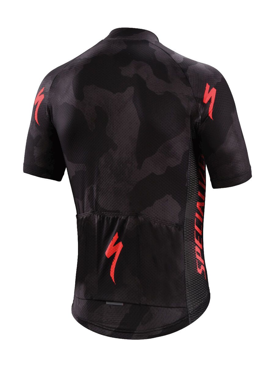 Specialized RBX Comp Logo Camo Jersey SS, charcoal grey/rocket red - Bild 2