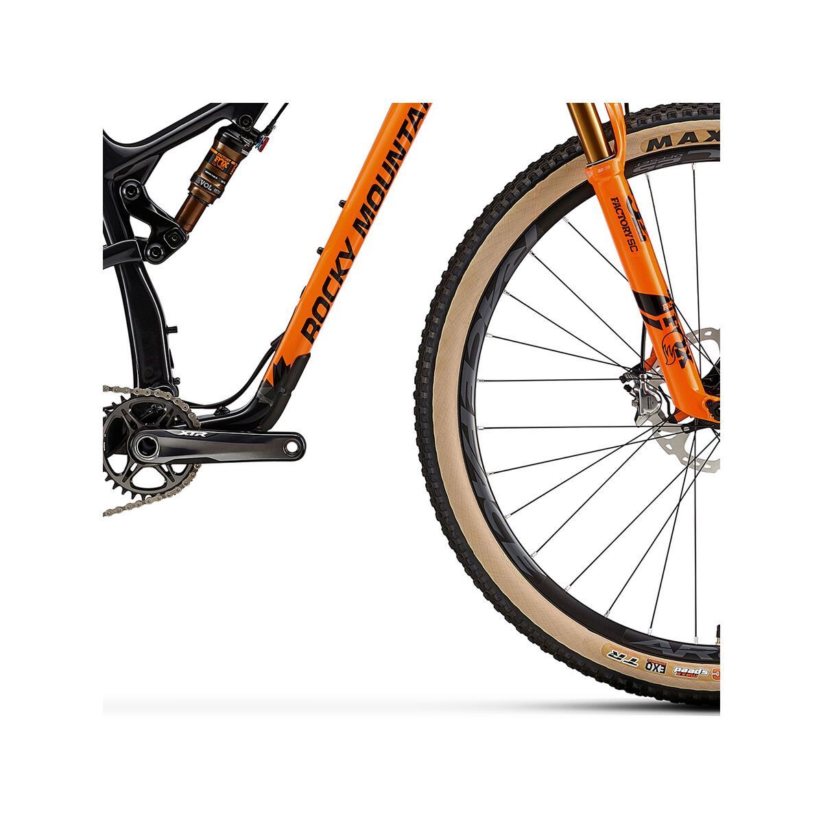 Rocky Mountain Element Carbon 90 XCO, fox racing orange/the man in black - Bild 5