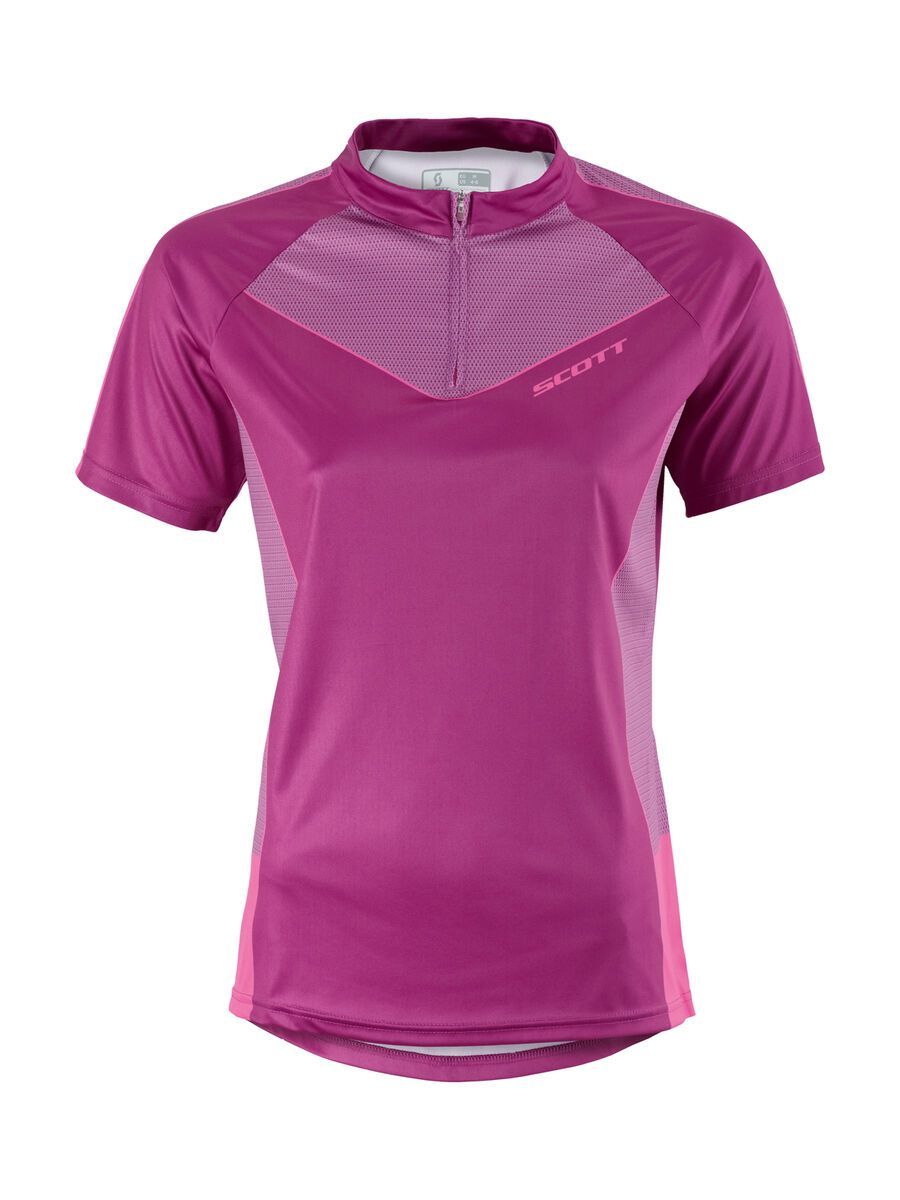 Scott Womens Trail 30 s/sl Shirt, berry purple/bright pink - Bild 1