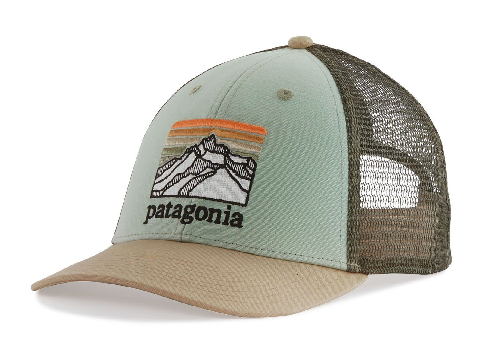 Patagonia Line Logo Ridge LoPro Trucker Hat, tea green - Bild 1