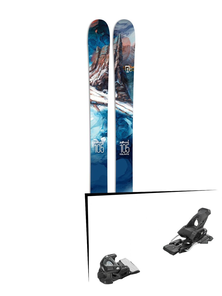 Set: Icelantic Nomad 105 2017 + Tyrolia Attack 13 (1715215) - Bild 1