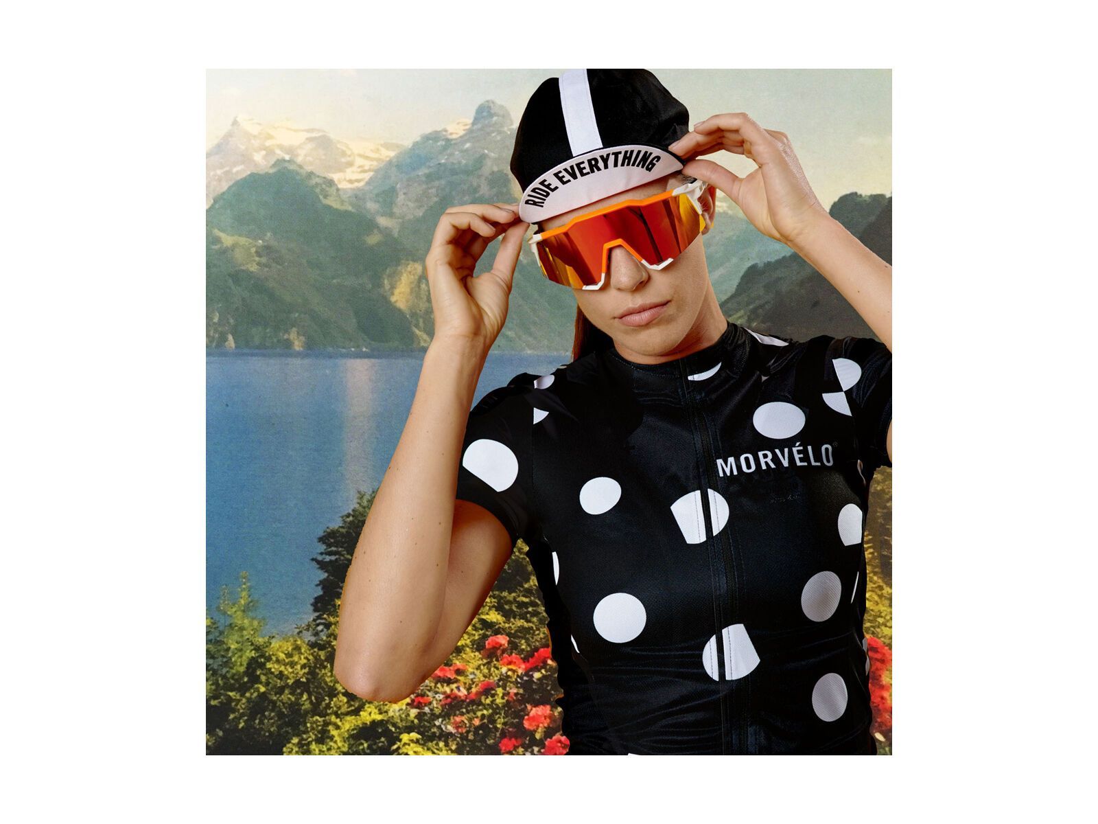 Morvelo Ride Everything Cycling Cap, black/white - Bild 3