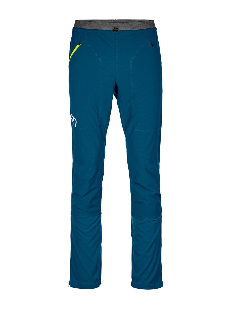 Ortovox Merino Airsolation Berrino Pants M, petrol blue - Bild 1