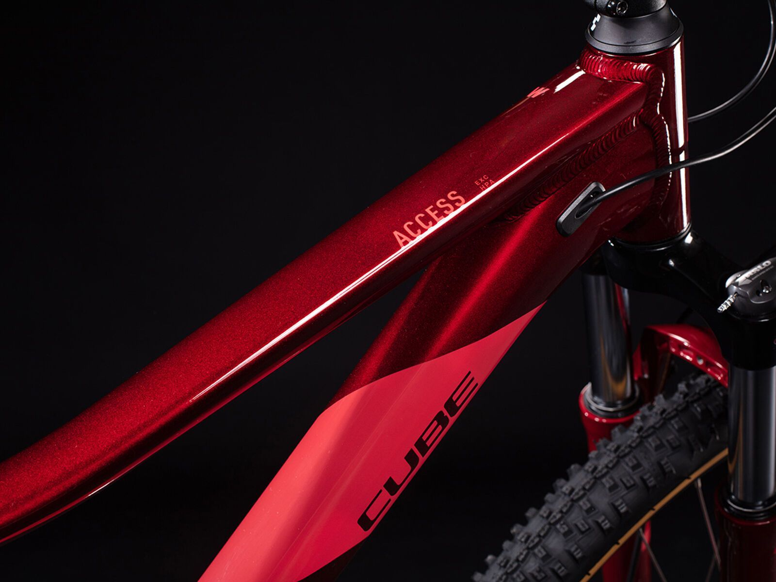 Cube Access WS EXC 27.5, poppyred´n´coral - Bild 4