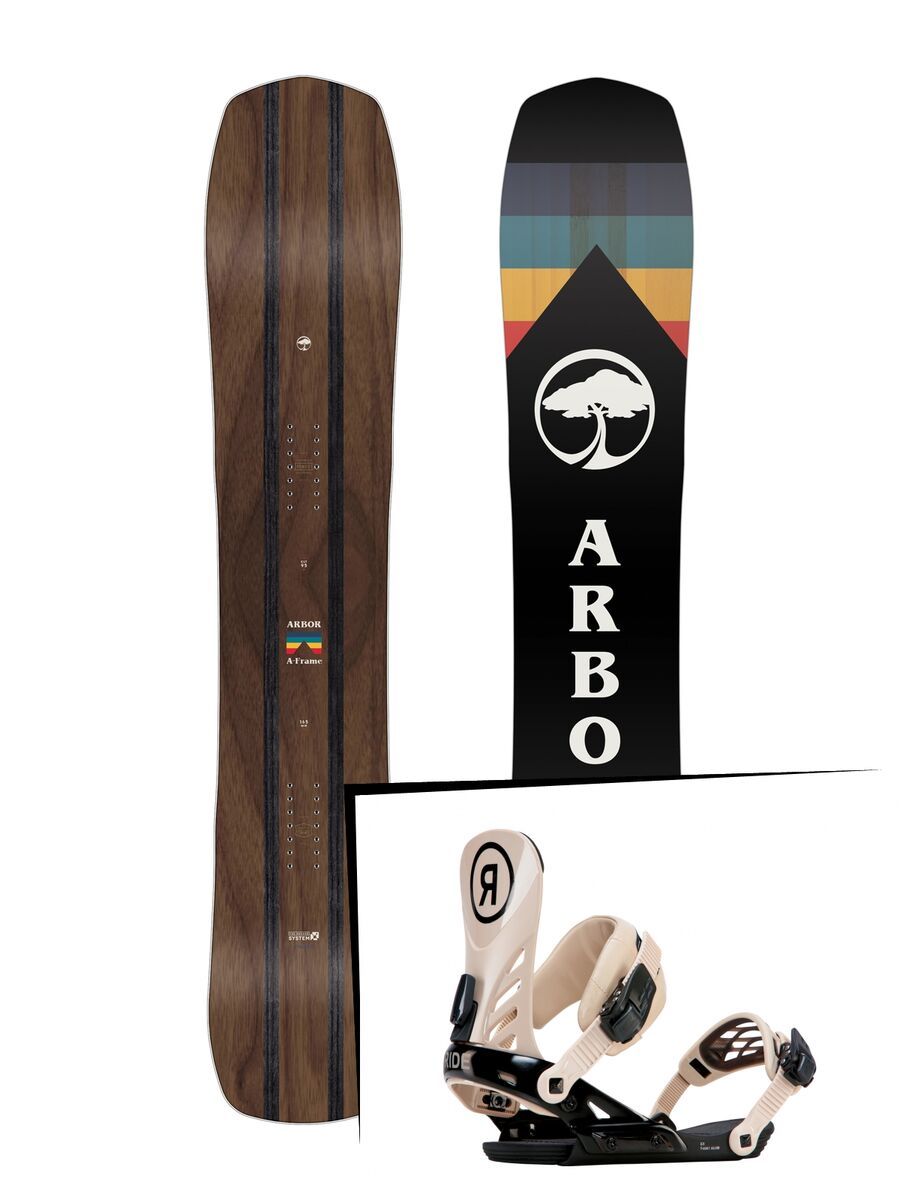 Set: Arbor A-Frame 2019 + Ride EX tan - Bild 1