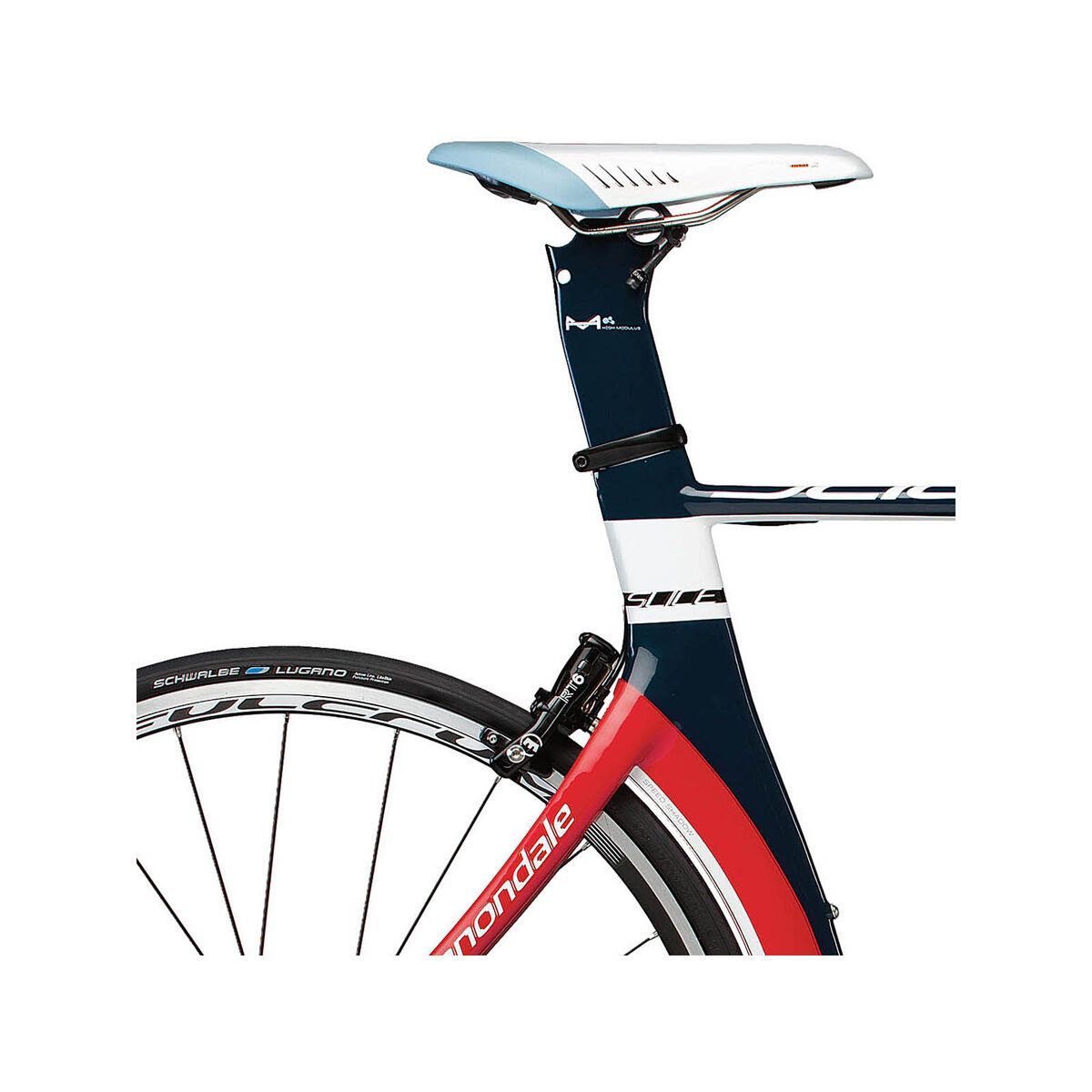 Cannondale Slice Hi-Mod Red, mariner blue w/ race red and 40 blue accents gloss - Bild 5