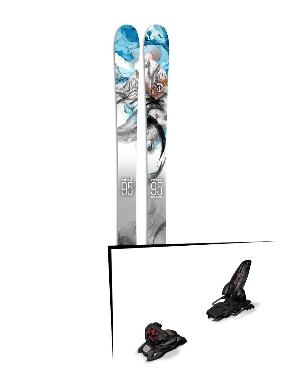 Set: Icelantic Nomad 95 2017 + Marker Jester 16 ID (1685407) - Bild 1