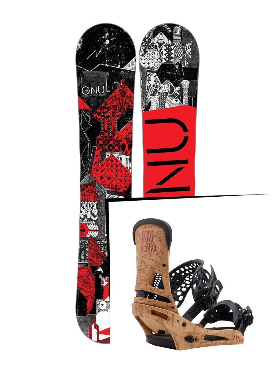 Set: Gnu Carbon Credit 2017 + Burton Malavita (1712852S) - Bild 1