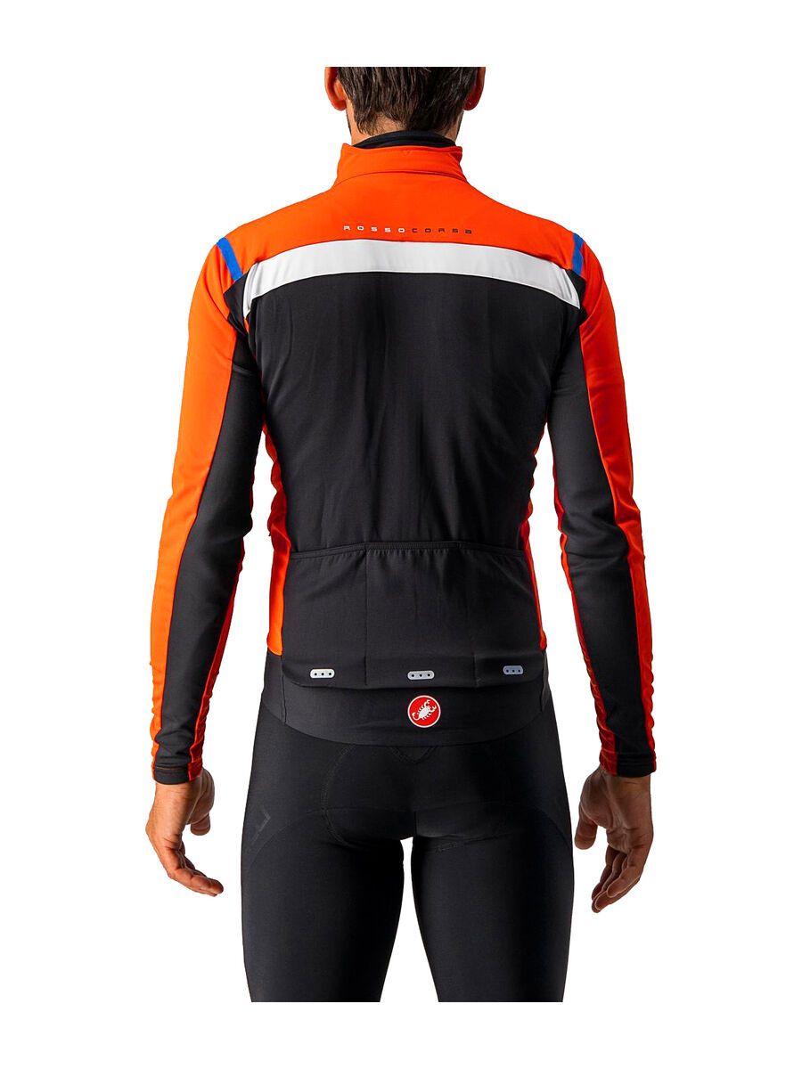 Castelli Alpha RoS 2 Light Jacket, fiery red/rescue blue - Bild 2