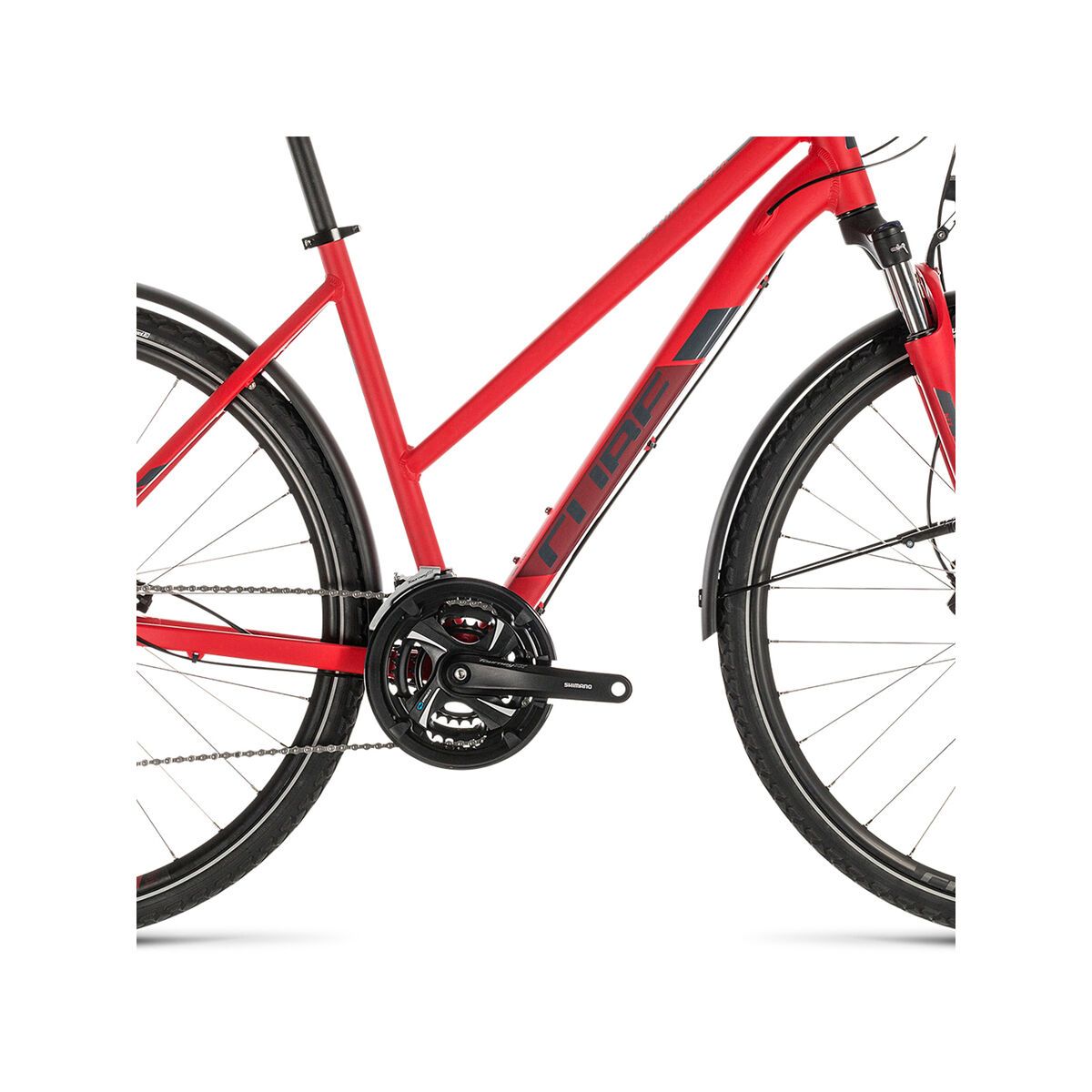 Cube Nature Allroad Trapeze, red´n´grey - Bild 3