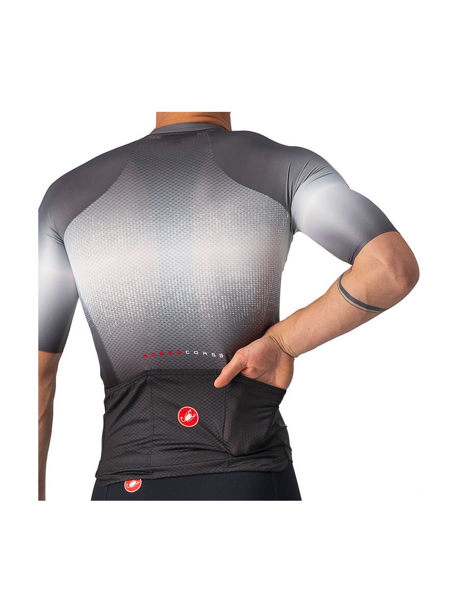 Castelli Aero Race 6.0 Jersey, light black/dark gray - Bild 7