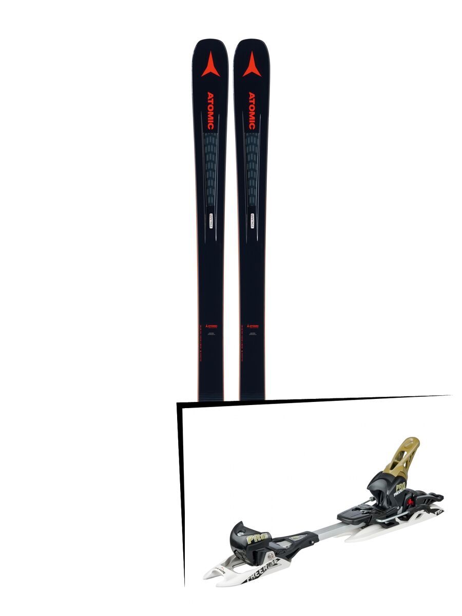 Set: Atomic Vantage 90 TI 2019 + Fritschi Diamir Freeride Pro schwarz/oliv - Bild 1