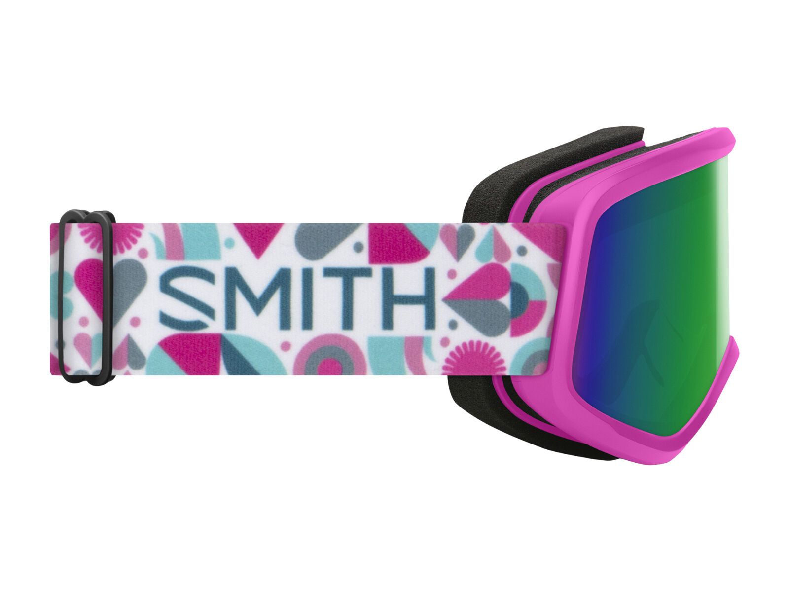 Smith Snowday, Green Sol-X Mirror / vivid pink hearts - Bild 4