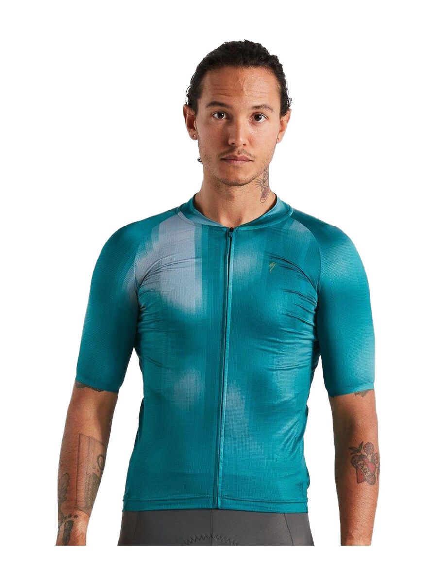 Specialized Men's SL Air Distortion Short Sleeve Jersey, tropical teal - Bild 1