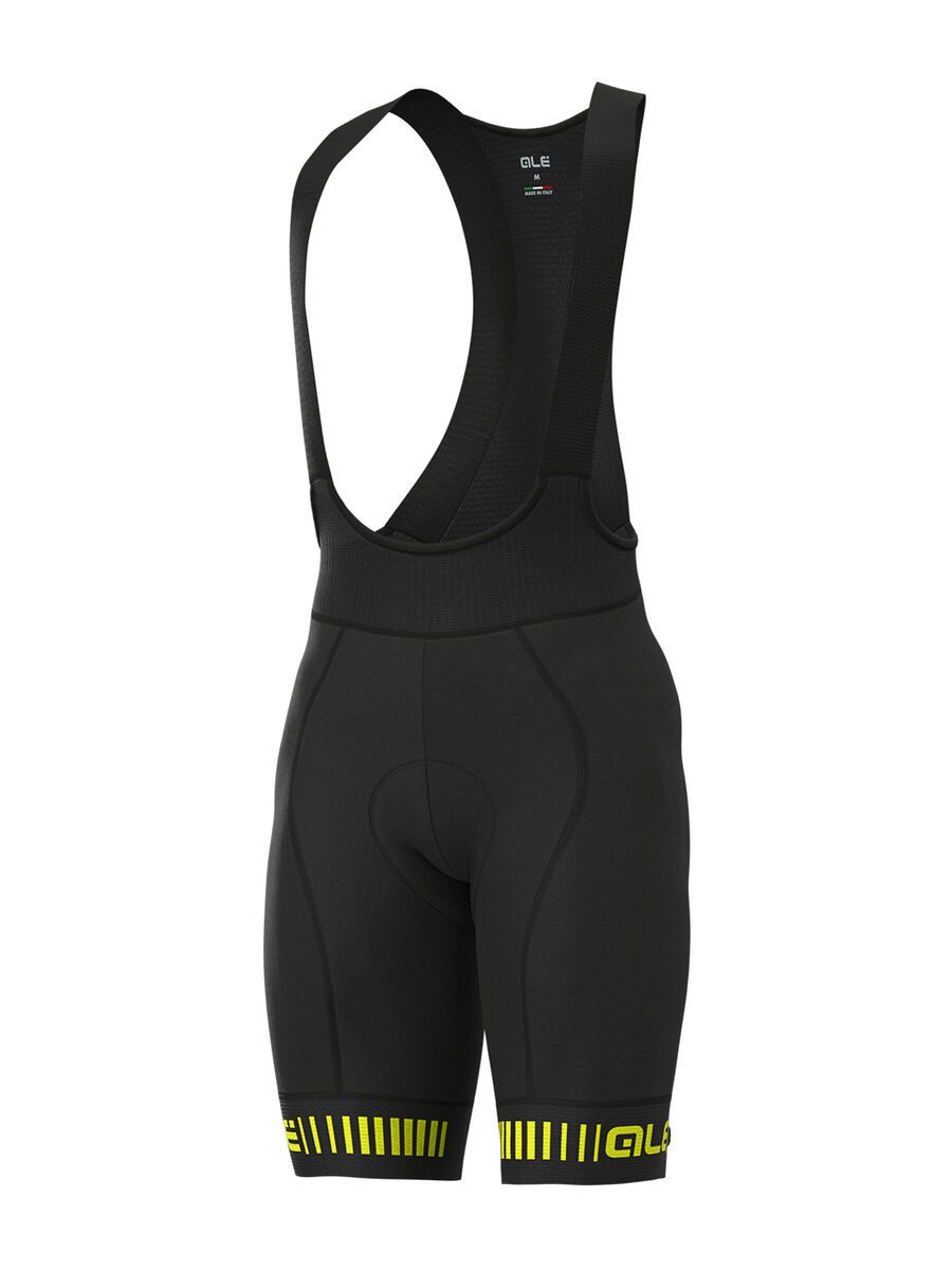Ale PR-R Strada Bibshorts, black fluo yell - Bild 1