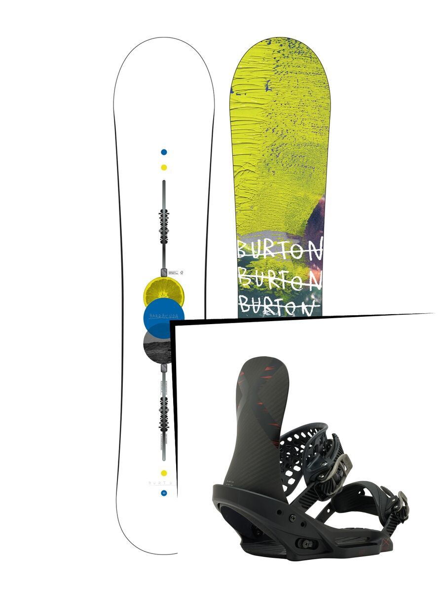 Burton Set: Barracuda 2016 + Burton X-Base EST - Bild 1