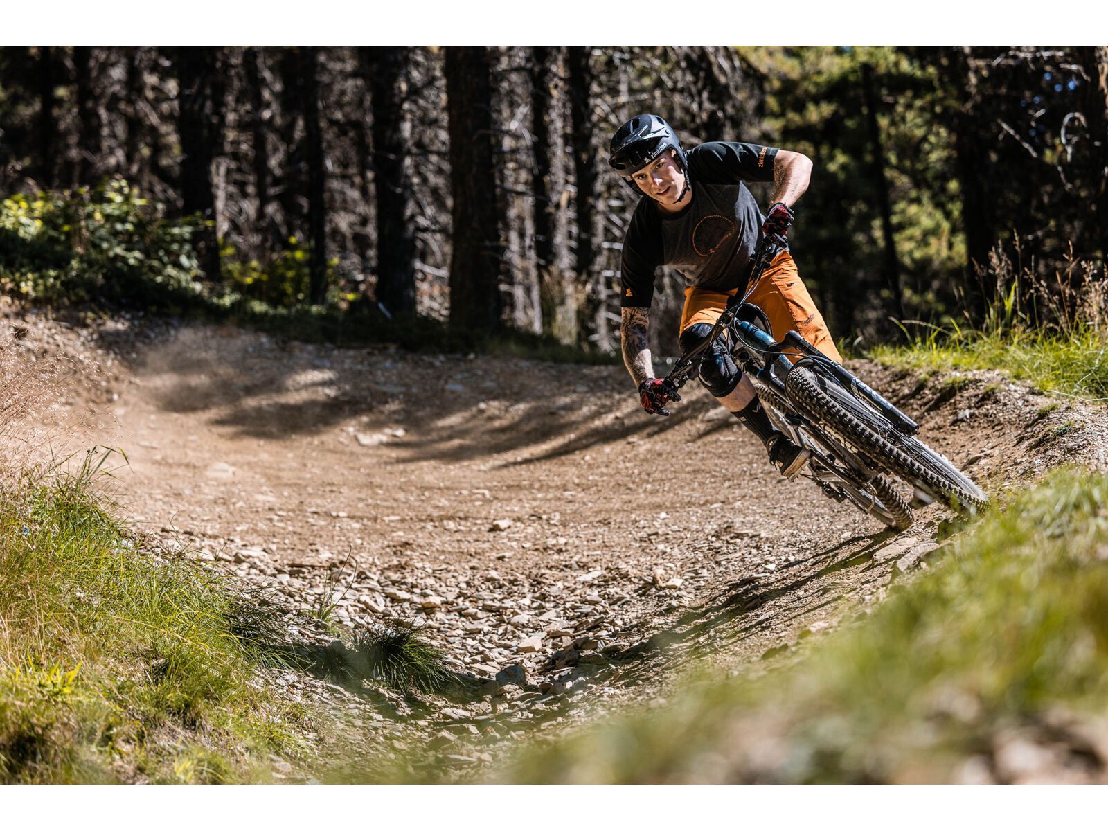 Zimtstern PureFlowz Shirt SS Men’s, pirate black melange / pirate black - Bild 4