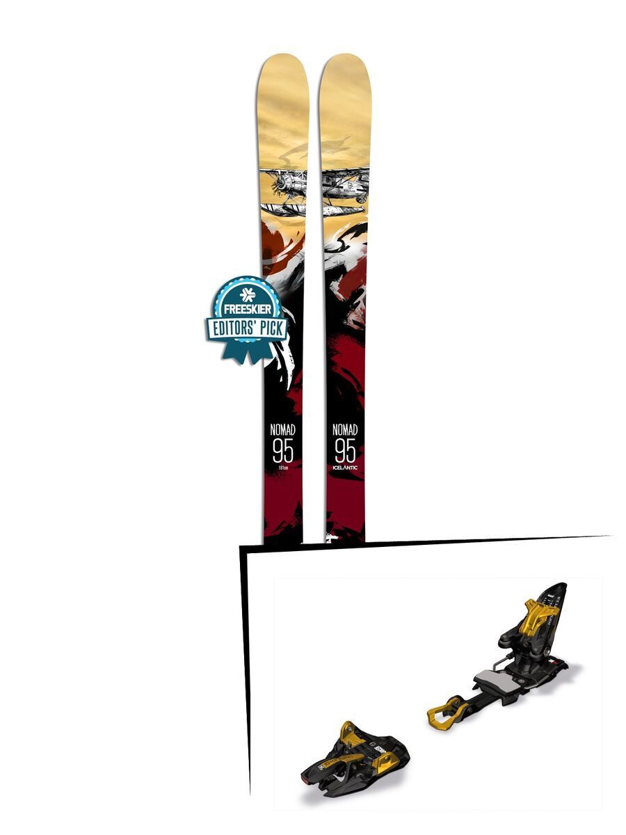 Set: Icelantic Nomad 95 2018 + Marker Kingpin 13 - Bild 1