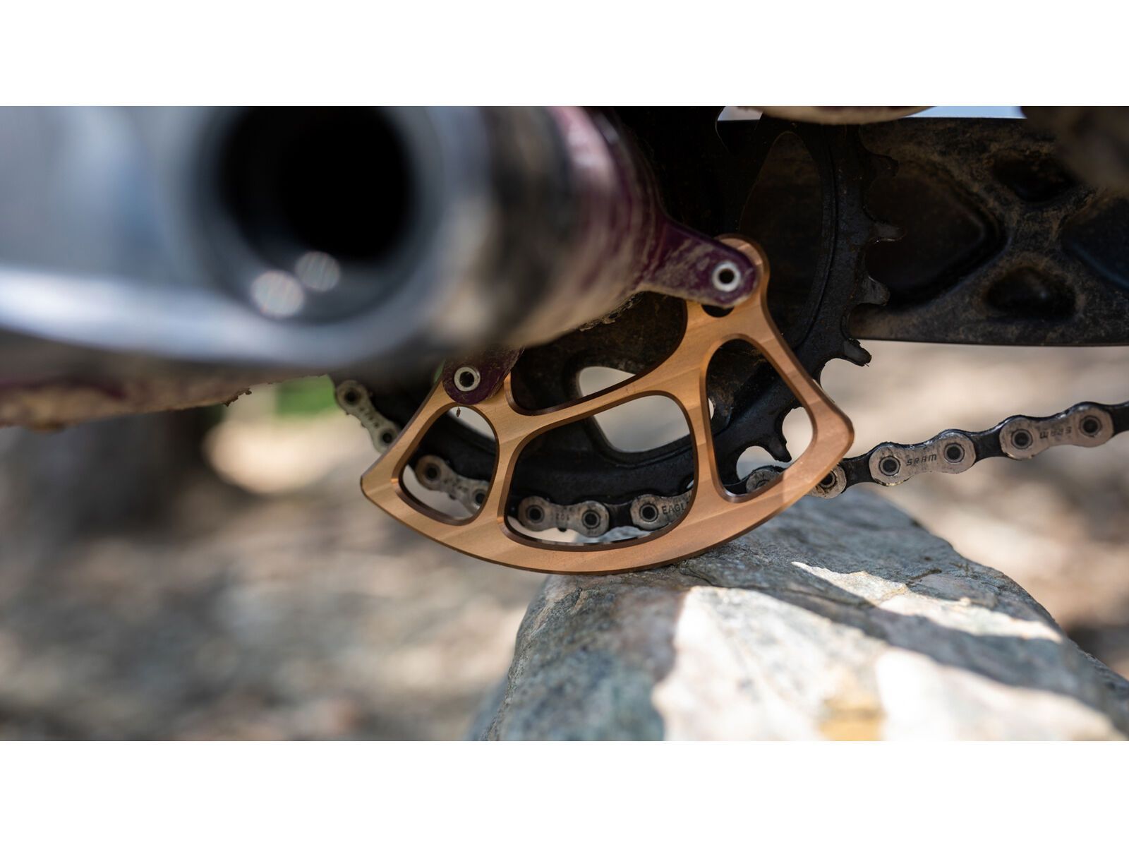 OAK Components Grown Bashguard 30T-34T ISCG 05, copper - Bild 2