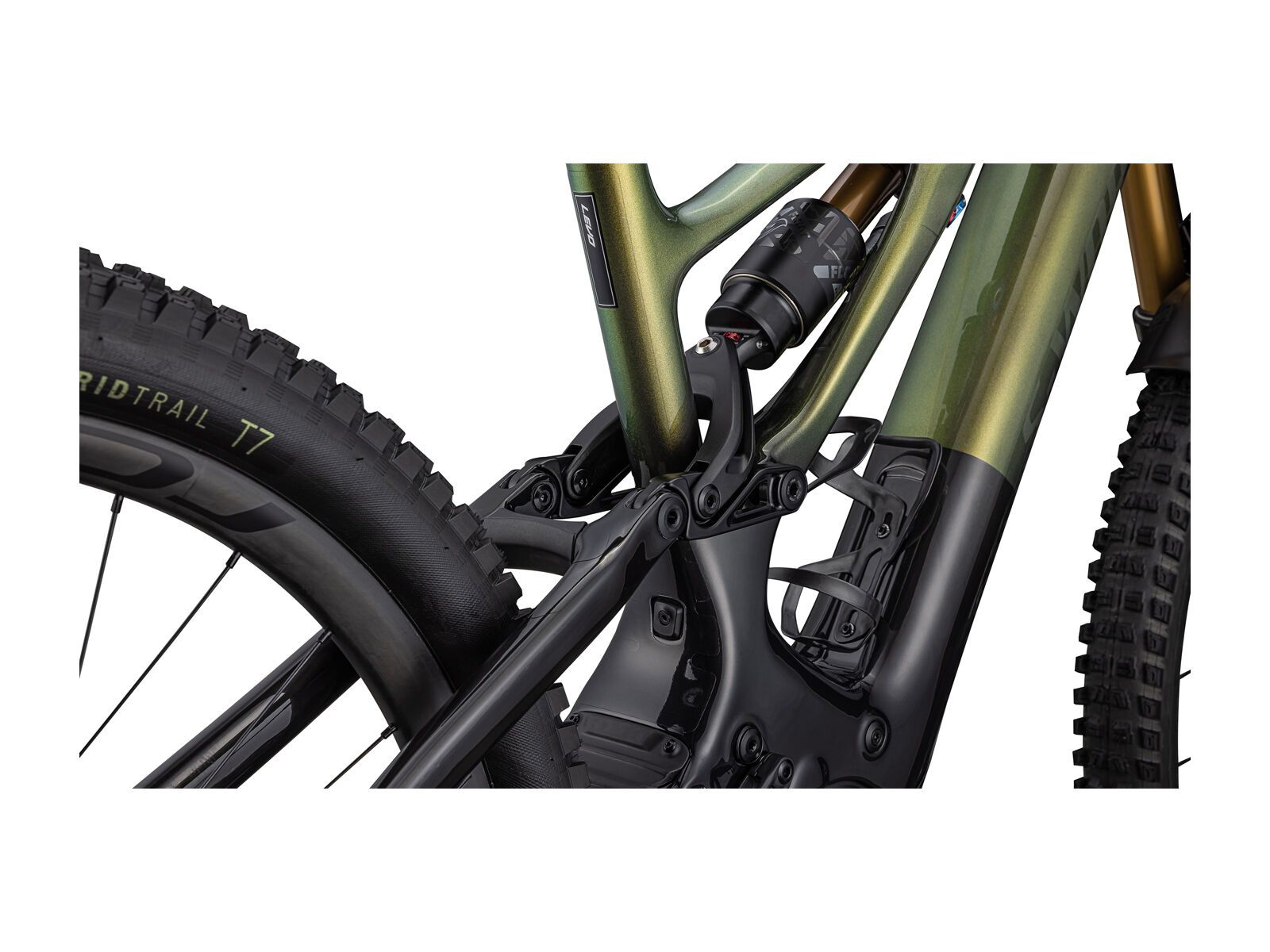 Specialized S-Works Turbo Levo G3 - SRAM XX Eagle Transmission, gold pearl over carbon carbon - Bild 8