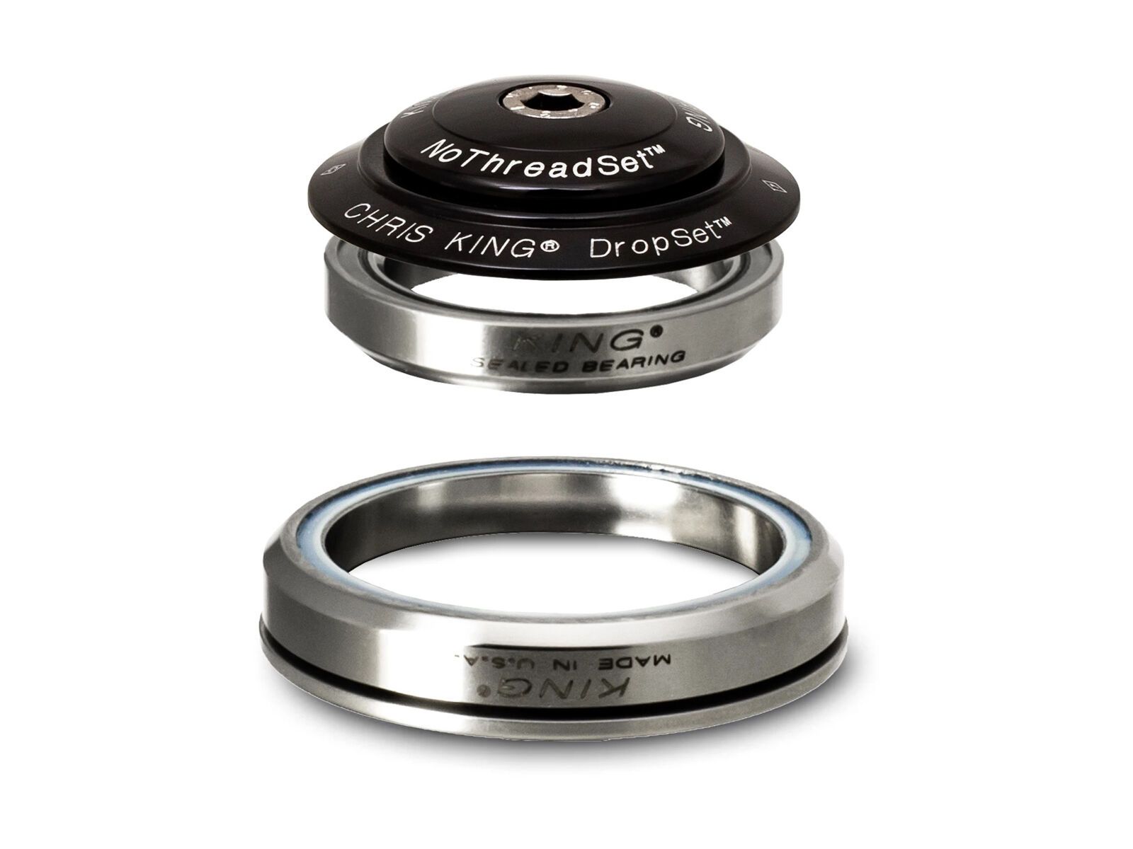 Chris King DropSet 5 - IS42/28.6 | IS52/40 - Ceramic, black - Bild 1