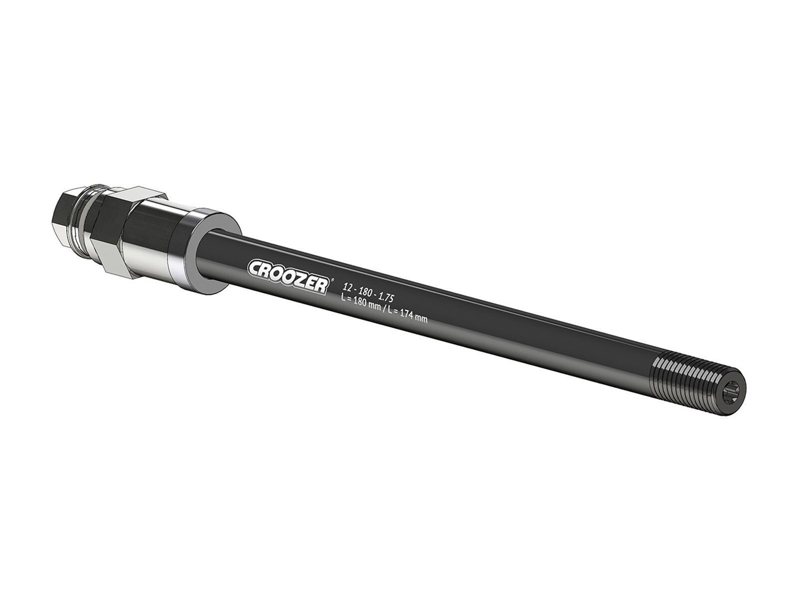 Croozer Steckachsadapter A - 12x142/148 (174/180 mm, 1.75), black - Bild 1