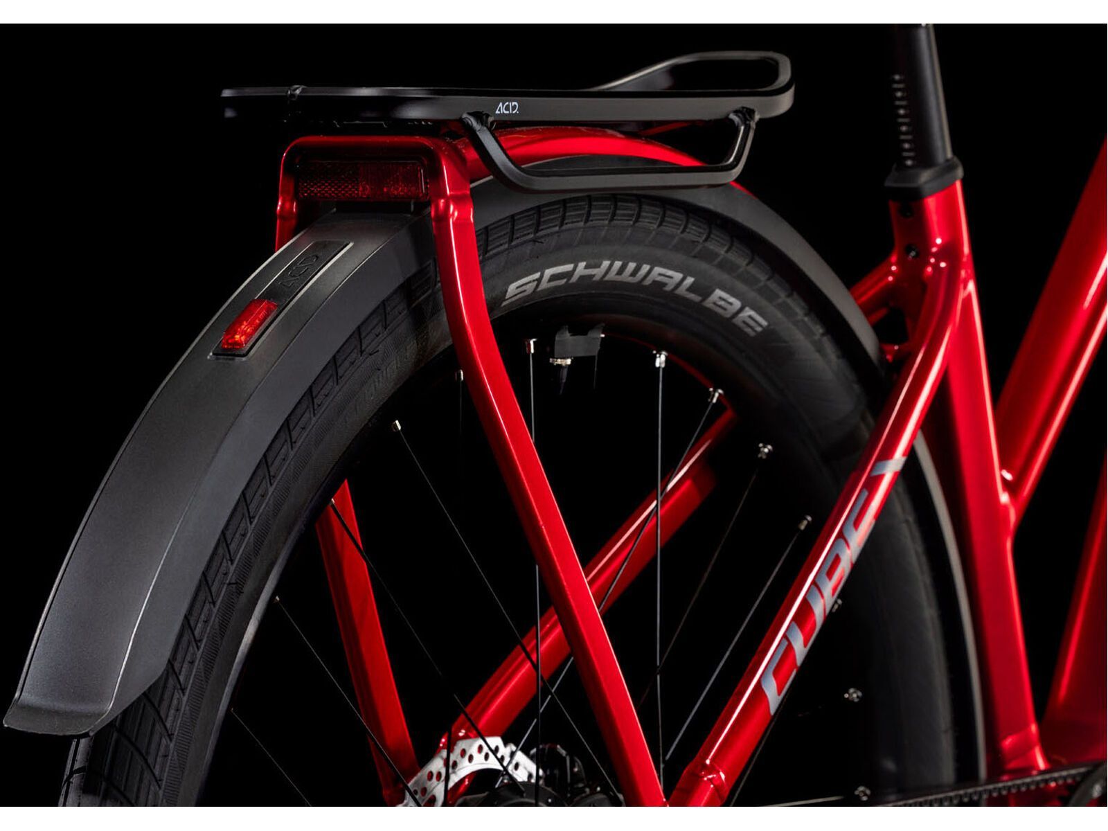 Cube Kathmandu Hybrid Comfort Pro 800 Trapeze, electricred´n´red - Bild 5