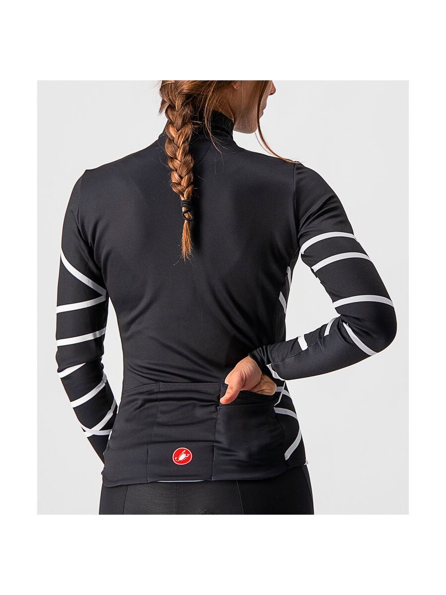 Castelli Diagonal Jersey FZ, light black/silver gray - Bild 5