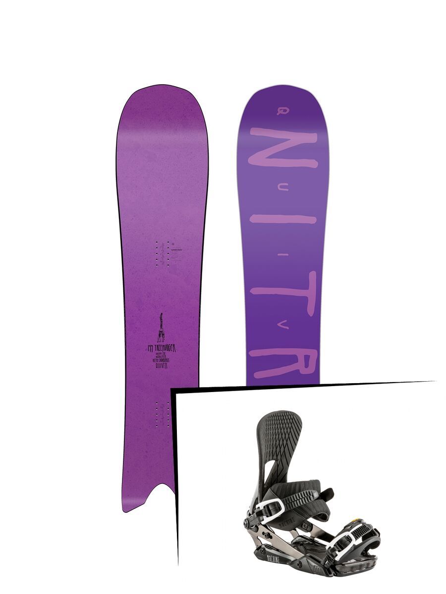Set: Nitro Quiver Treehugger 2019 + Nitro Machine dark night - Bild 1