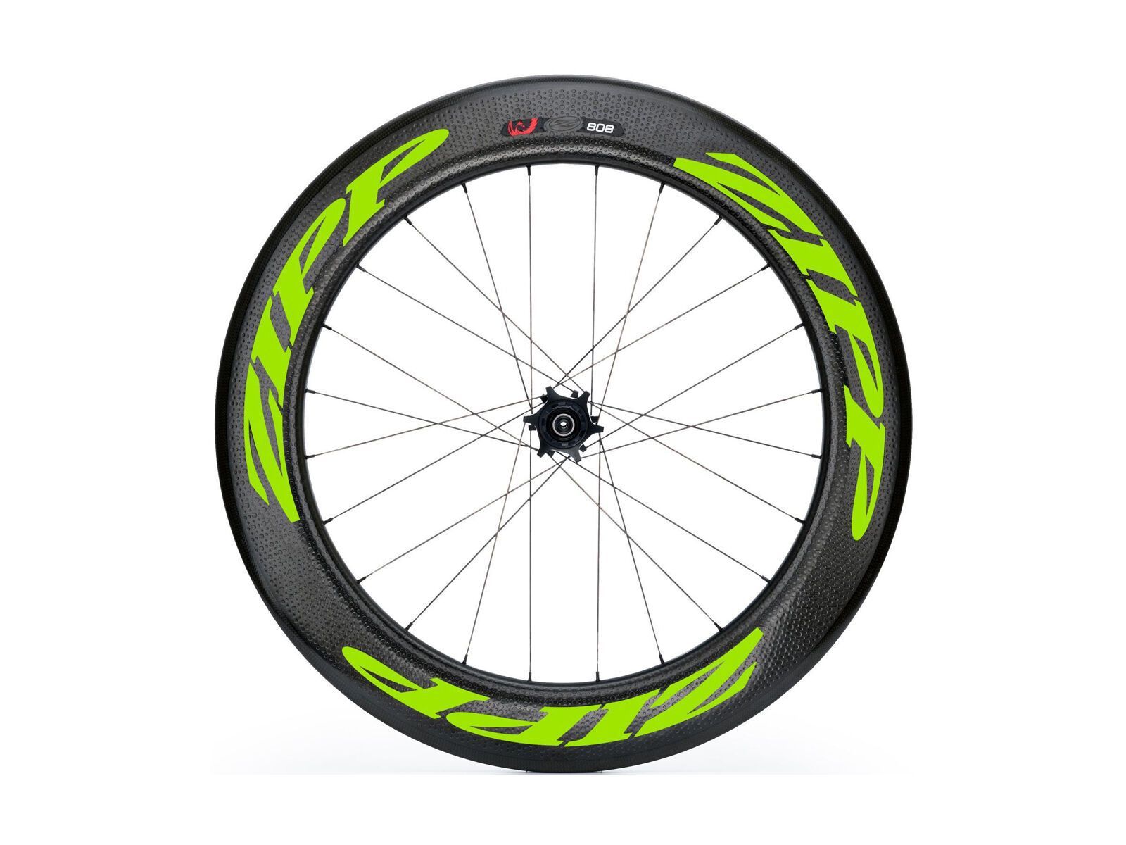 Zipp 808 Firecrest Carbon Clincher Disc-brake, schwarz/grün - Bild 1