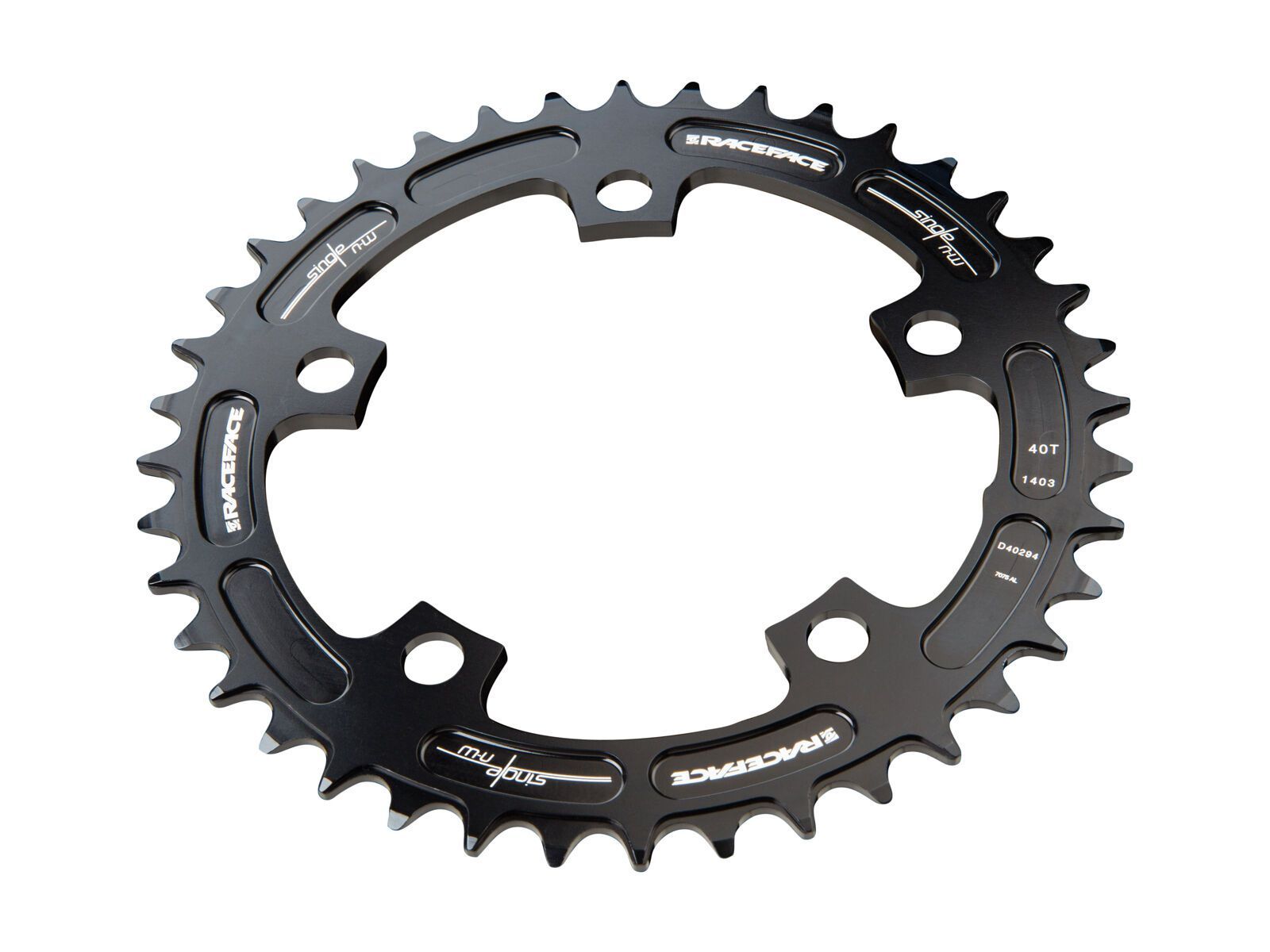 Race Face Single Ring Narrow Wide, black - Bild 2
