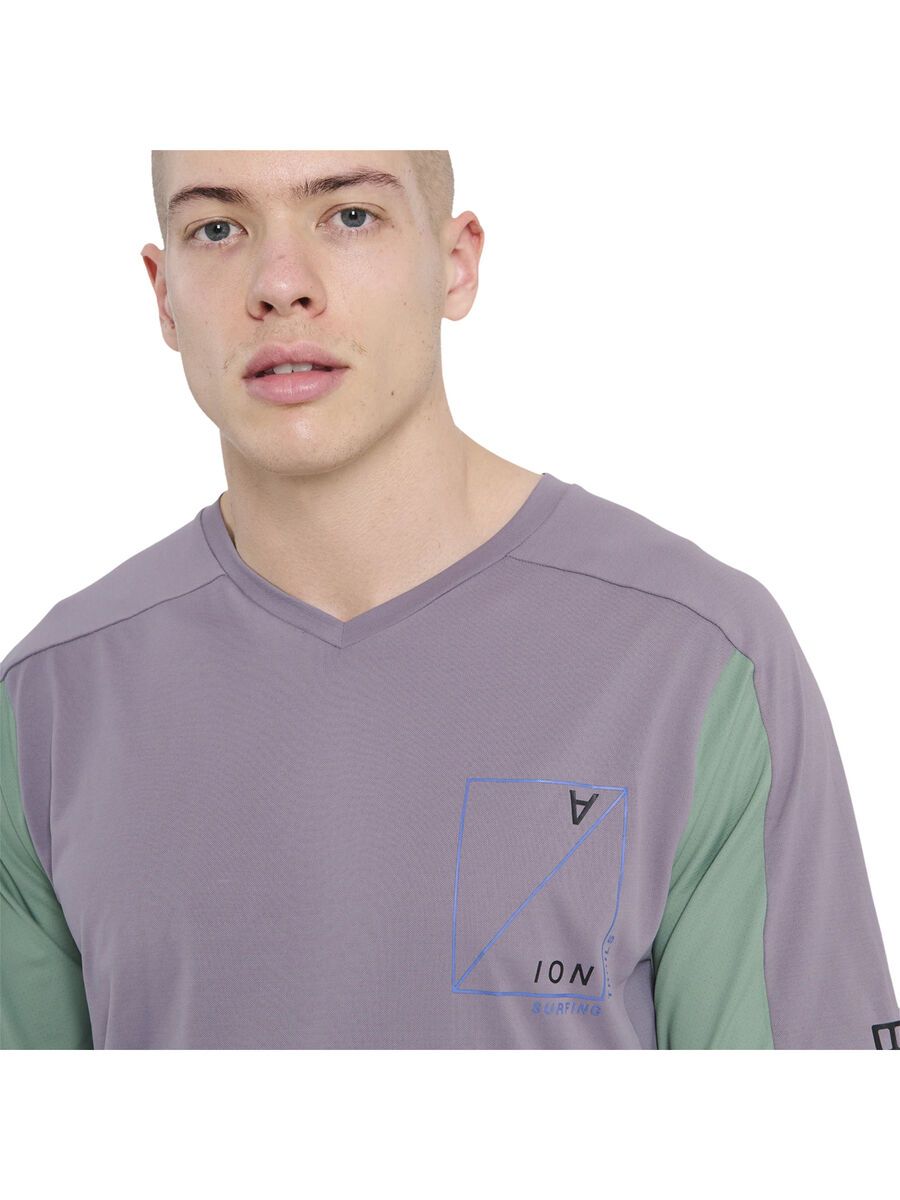 ION MTB Jersey Traze Amp AFT Short Sleeve Men, shark-grey - Bild 3