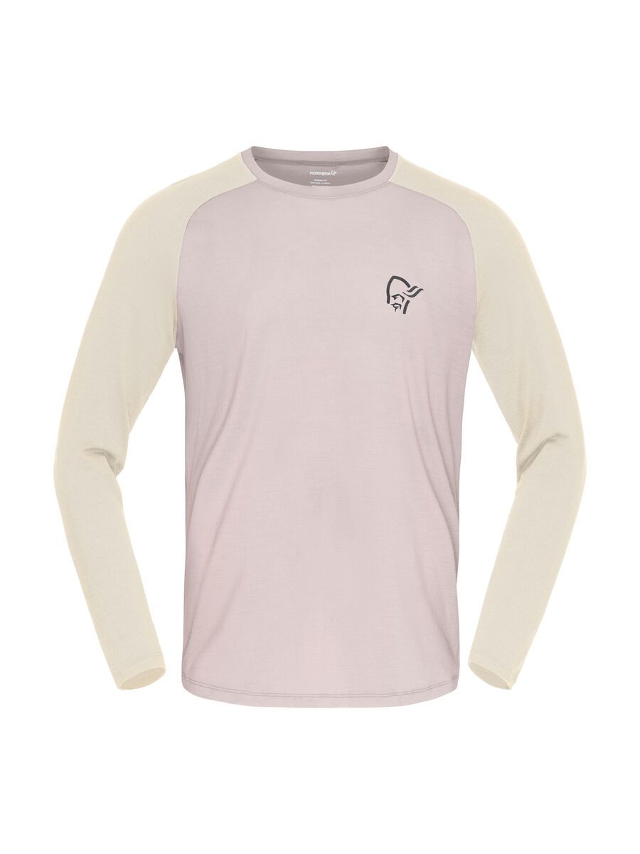 Norrona femund pureUll Long Sleeve M's, oatmeal/whisper white - Bild 1
