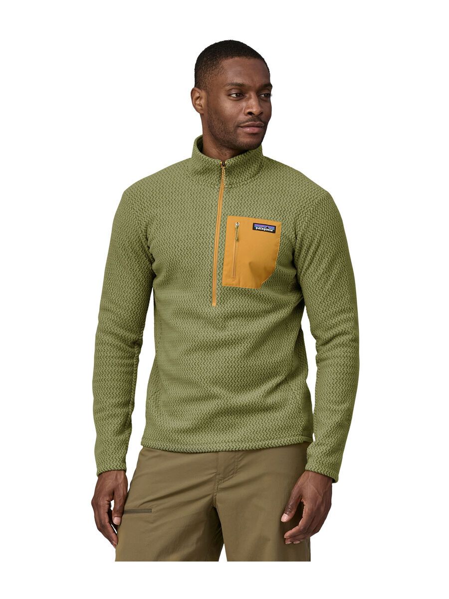 Patagonia Men's R1 Air Zip Neck, buckhorn green - Bild 2