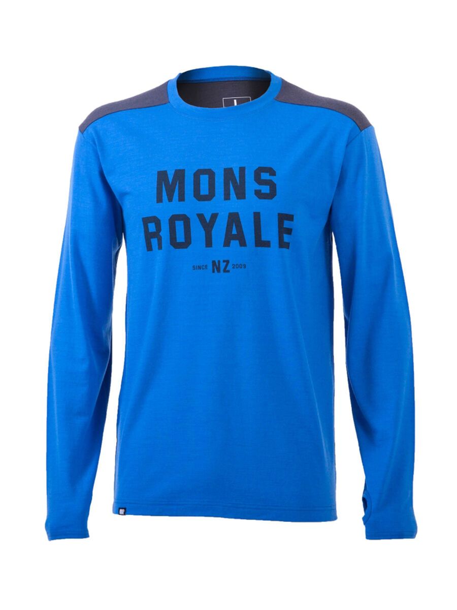 Mons Royale Riders Crew, blue charcoal - Bild 1